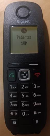 A black phone with a screen

Description automatically generated