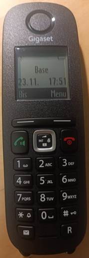 A black phone with a screen

Description automatically generated